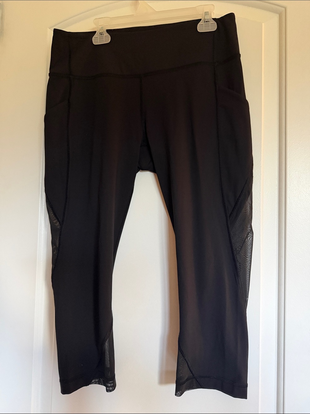 lululemon athletica Black Mesh-Panel Leggings